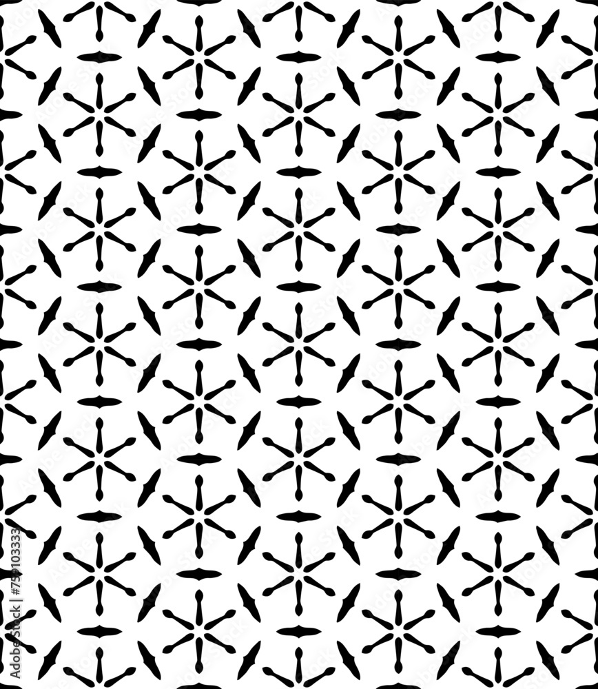 Black and white seamless abstract pattern. Background and backdrop. Grayscale ornamental design. Black and white seamless abstract pattern. Background and backdrop. Grayscale ornamental design.