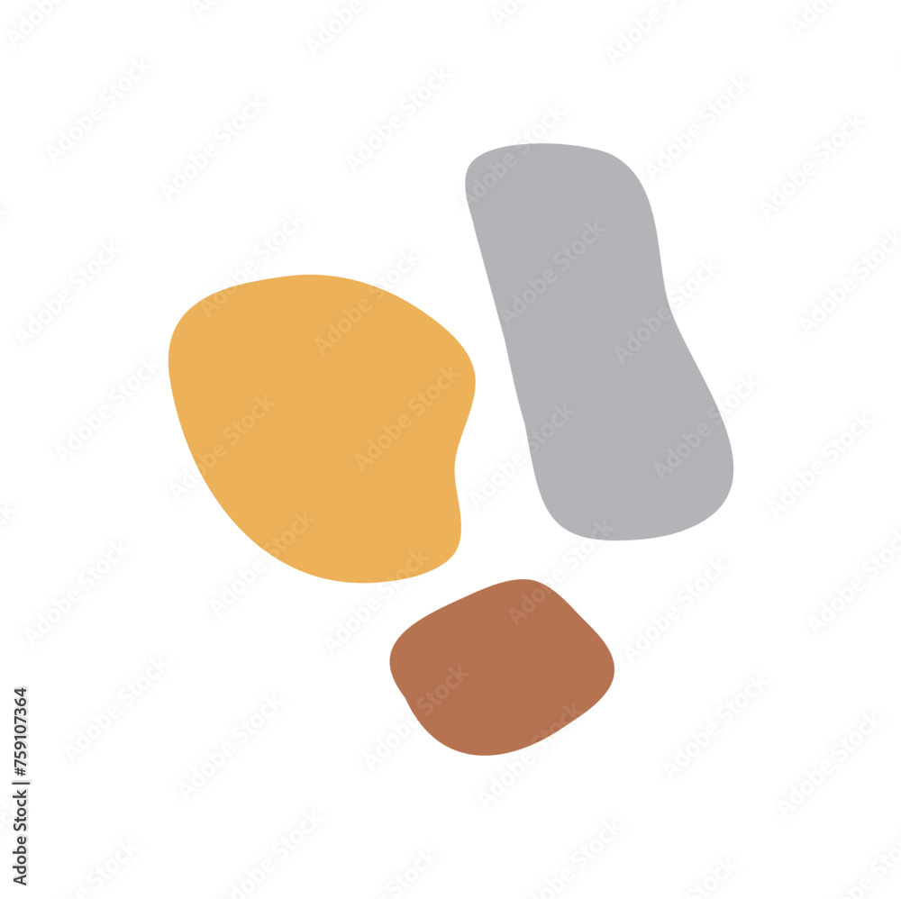 Abstract hand drawn organic shapes Abstract hand drawn organic shapes