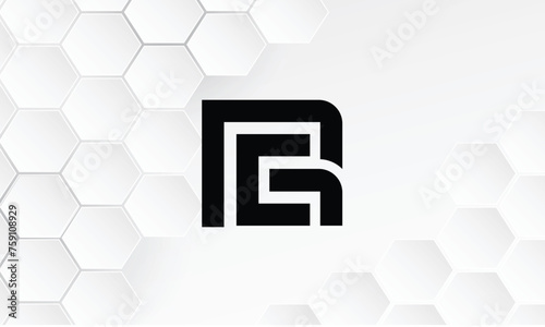 CR, RC, C, R, Abstract Letters Logo Monogram