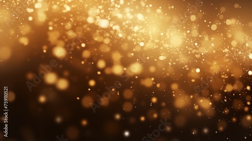 Abstract luxury gold background with gold particle. glitter vintage lights background.