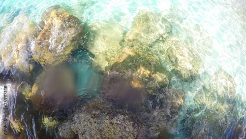 Tropical beach of Princess Cays Island