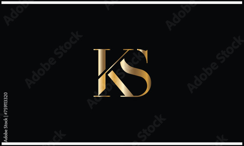 KS,S K, K, S, Abstract Letters Logo monogram