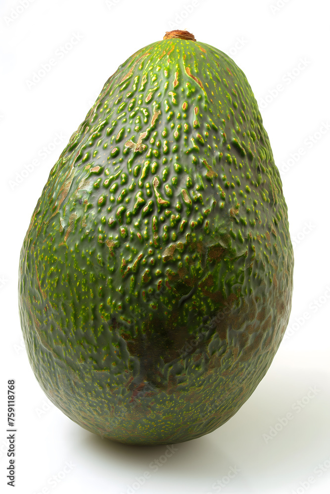 Fresh Hass Avocado on a White Background for Healthy Eating Concepts Fresh Hass Avocado on a White Background for Healthy Eating Concepts