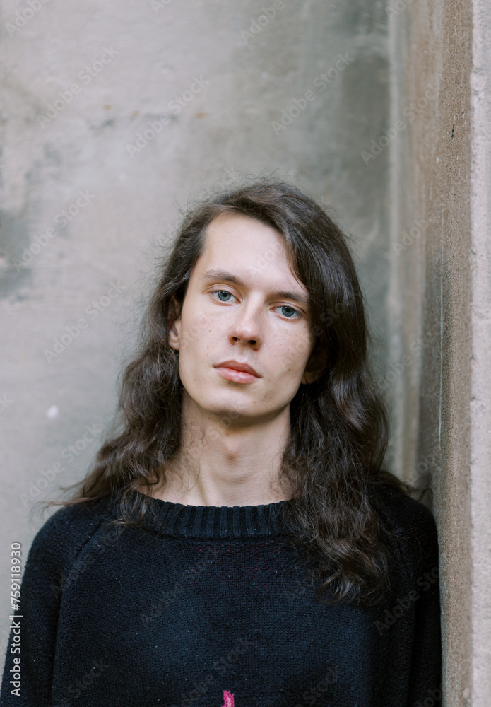 transgender Person with long hair transgender Person with long hair