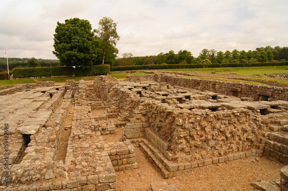 Corbridge Roman Fort and Town 4km south of Hadrians Wall, Northumberland, UK