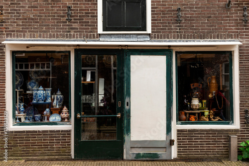 Amsterdam small local businesses facade