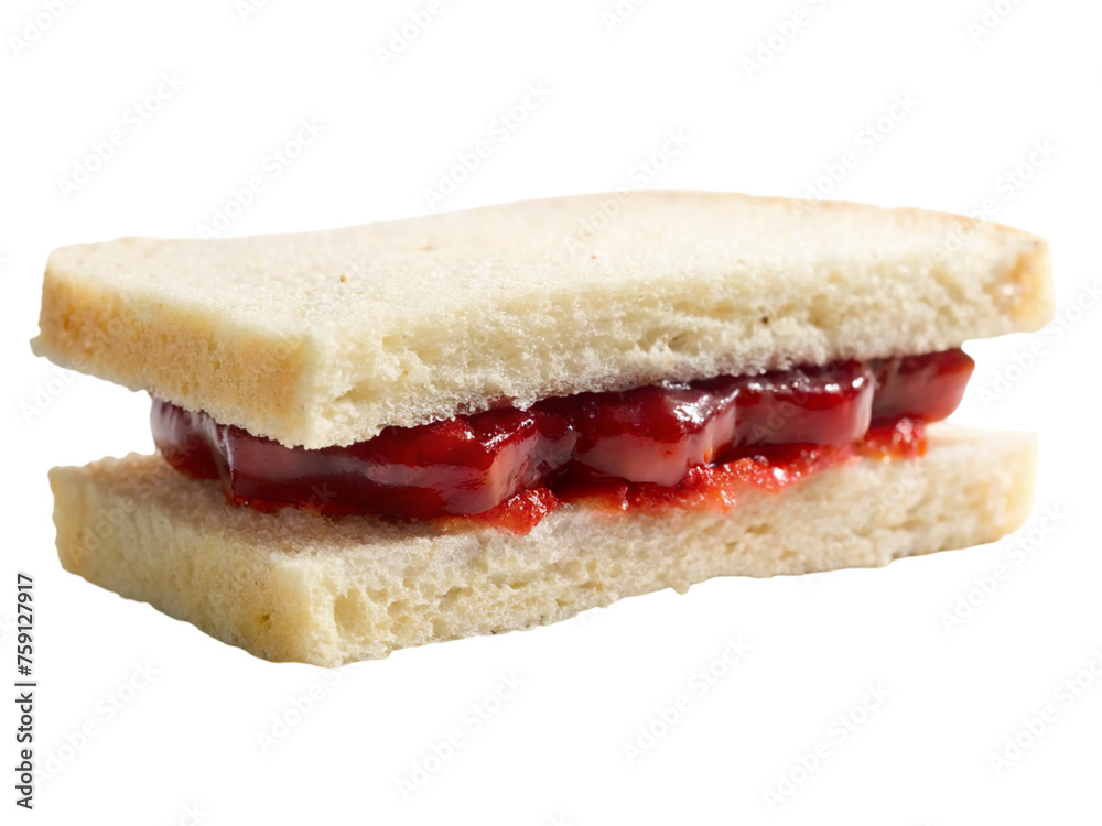 Jelly sandwich. isolated on transparent background. Jelly sandwich. isolated on transparent background.