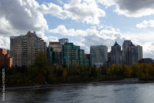 Calgary city in autumn.