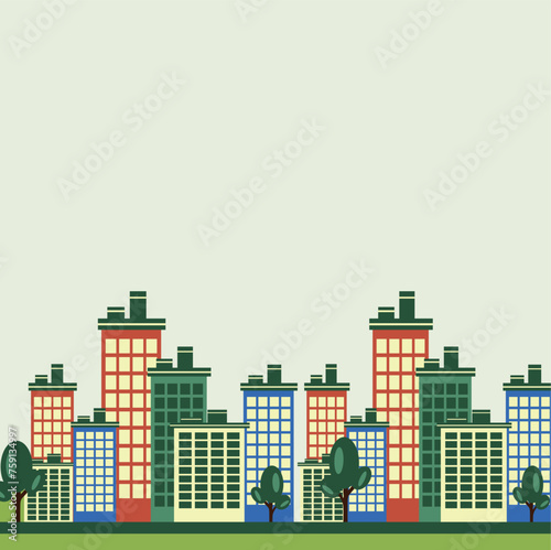 Vector city minimalism