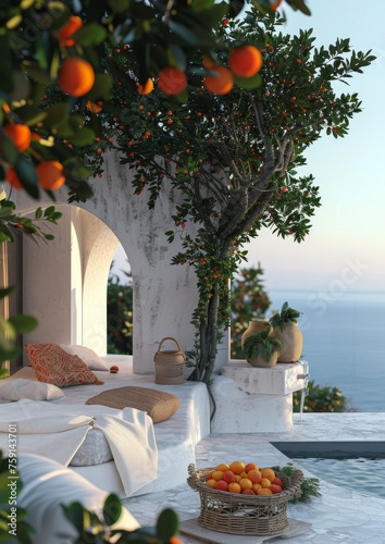 Fototapeta Naklejka Na Ścianę i Meble -  table with fruits and vegetables