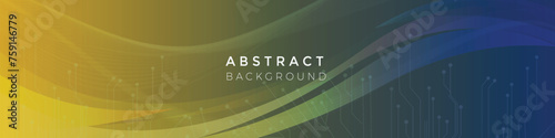 Gradient abstract shape LinkedIn banner linkedin cover social media timeline cover abstract background
