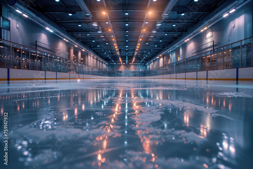 Hockey ice rink sport arena