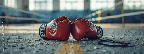 luvas de boxe photo