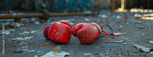 luvas de boxe photo