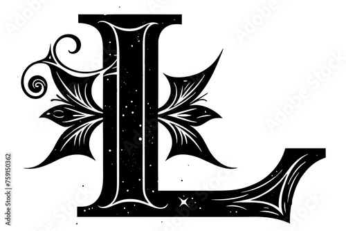 l front vector illustration