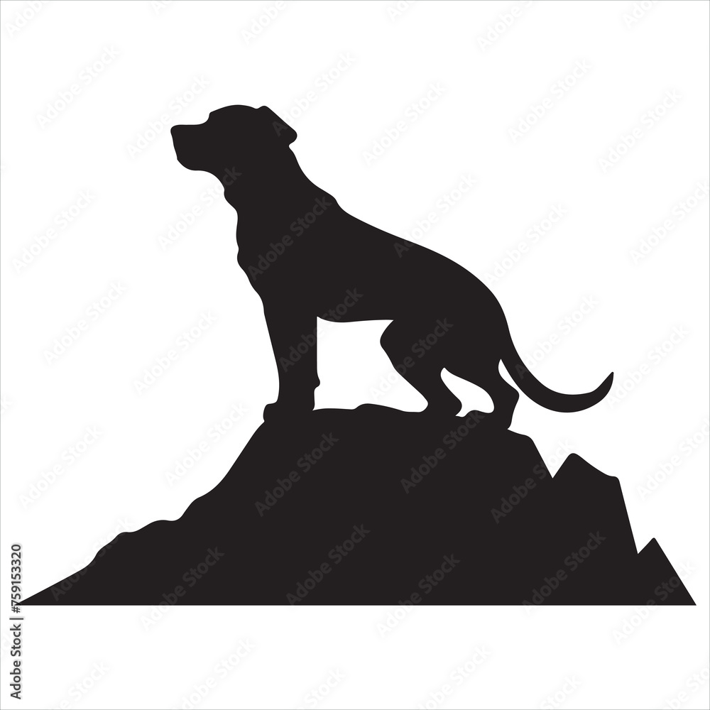 A black silhouette Rocky dog set
A black silhouette Rocky dog set