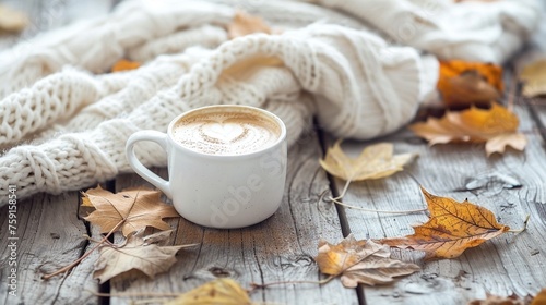 A cozy latte