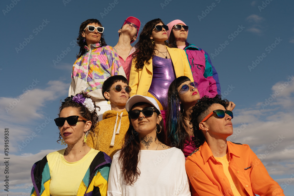 Diversity, portrait women teamwork Diversity, portrait women teamwork
