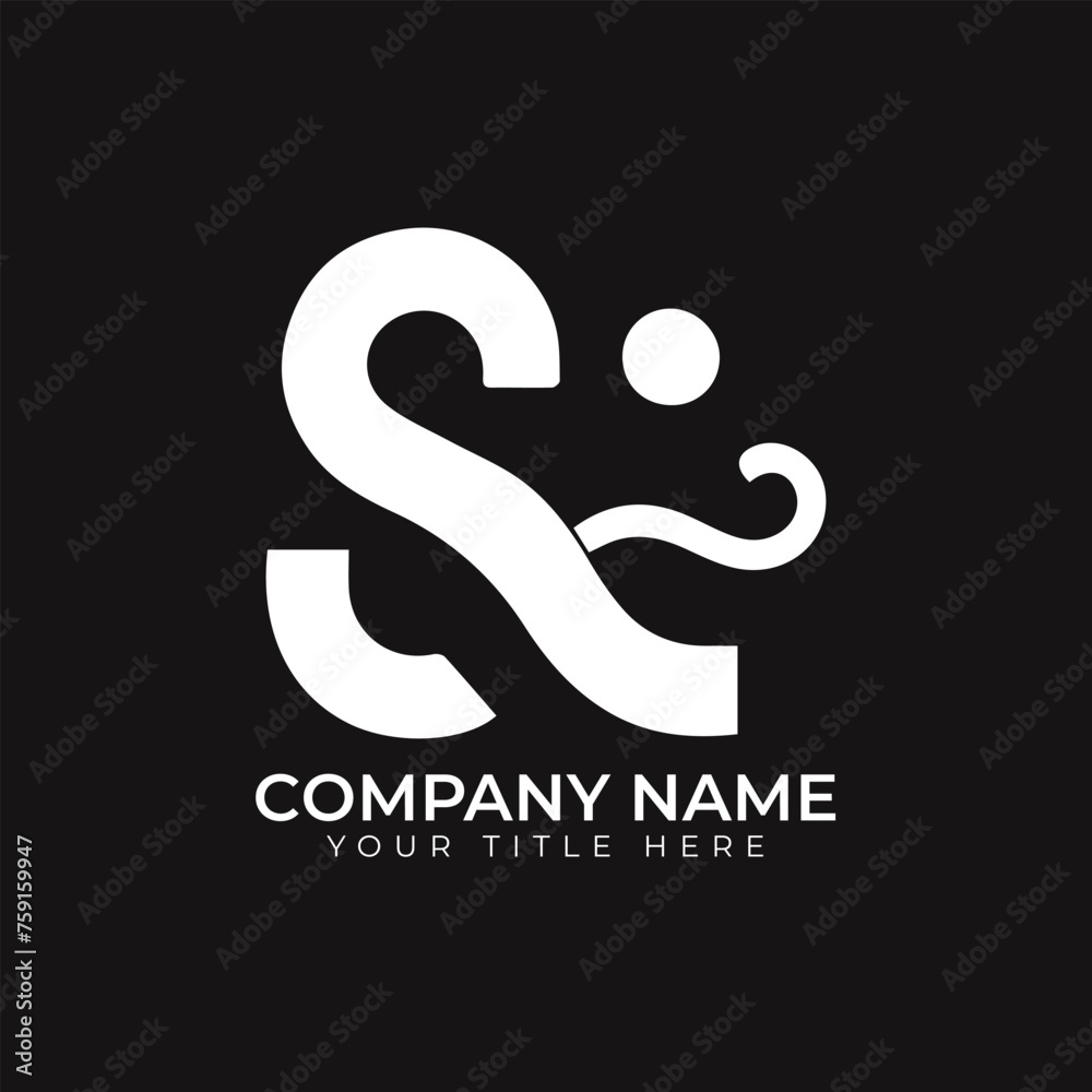 Fototapeta premium Vector s letter Business Logo Design