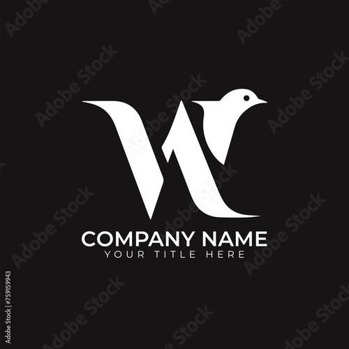 Vector w letter Business Logo Design