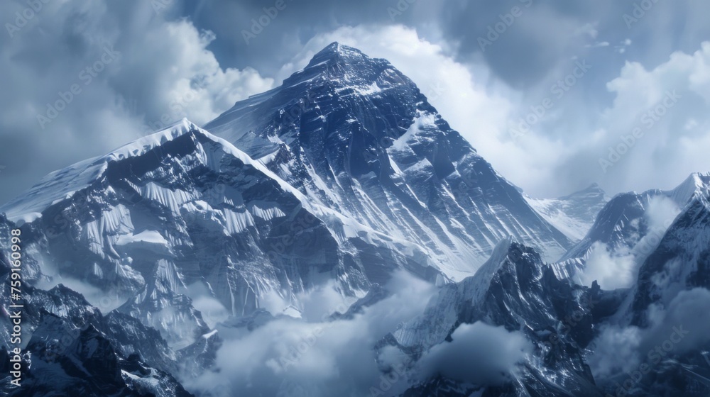Mount Everest --ar 16:9 --style raw Job ID: da278d78-f83c-4ccf-a3ba-902af614ac4d