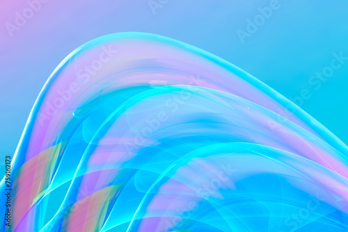 A close up of a pink and blue background photo