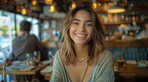 Joyful Woman Smiling