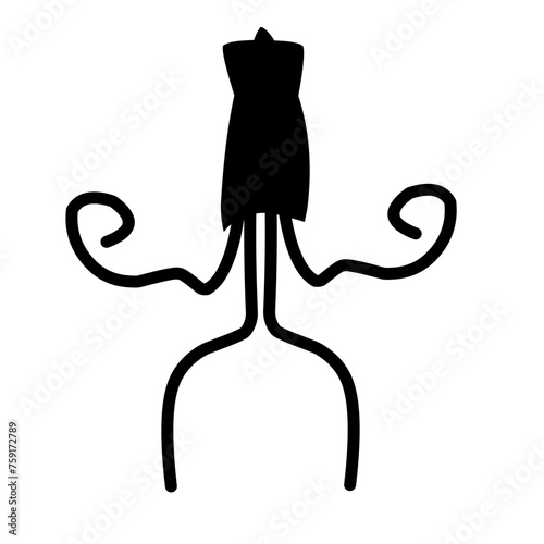 squid silhouette 