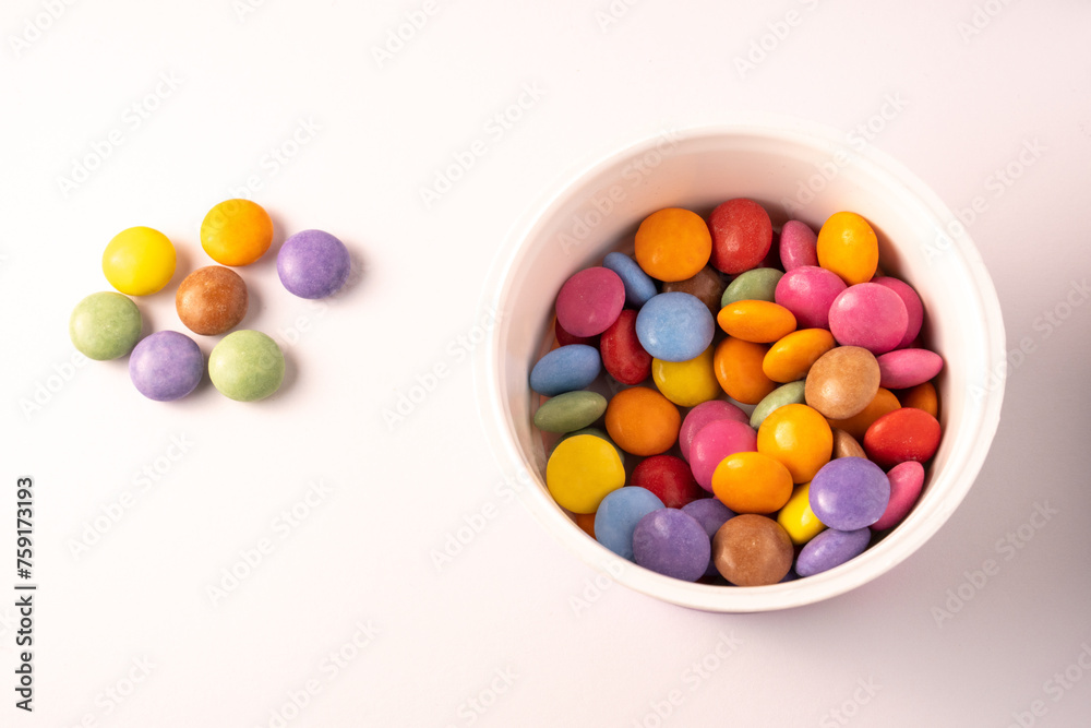 candy in a bowl