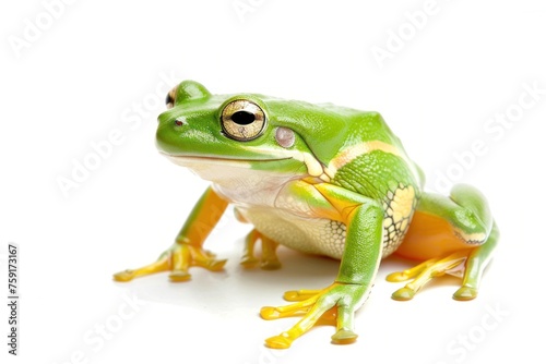 tree frog isolated on a white background