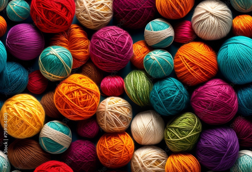 illustration, colorful yarn balls knitting crochet projects, wool, threads, crafting, handmade, art, creation, needlework, hobby, diy, designs illustration, colorful yarn balls knitting crochet projects, wool, threads, crafting, handmade, art, creation, needlework, hobby, diy, designs