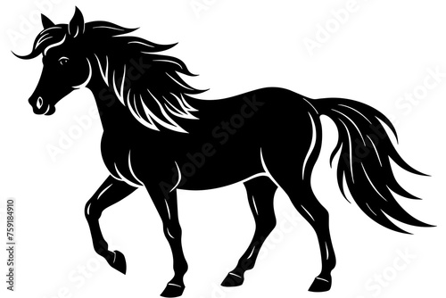 horse vector illustration © CreativeDesigns