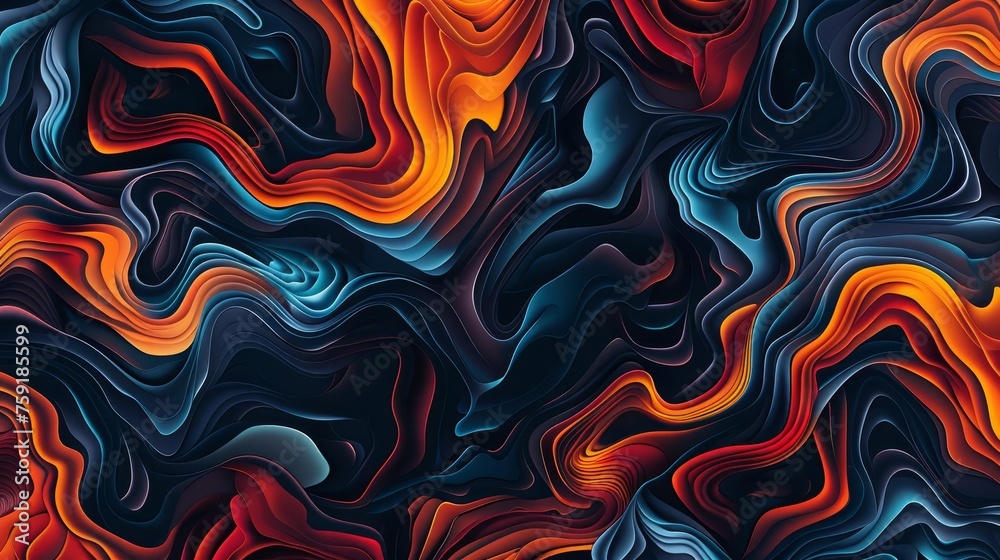 An eye-catching abstract pattern composed of dynamic lines and shapes, perfect for adding a touch of artistic flair to any project, background illustration An eye-catching abstract pattern composed of dynamic lines and shapes, perfect for adding a touch of artistic flair to any project, background illustration