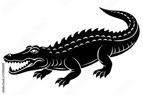 crocodile vector illustration