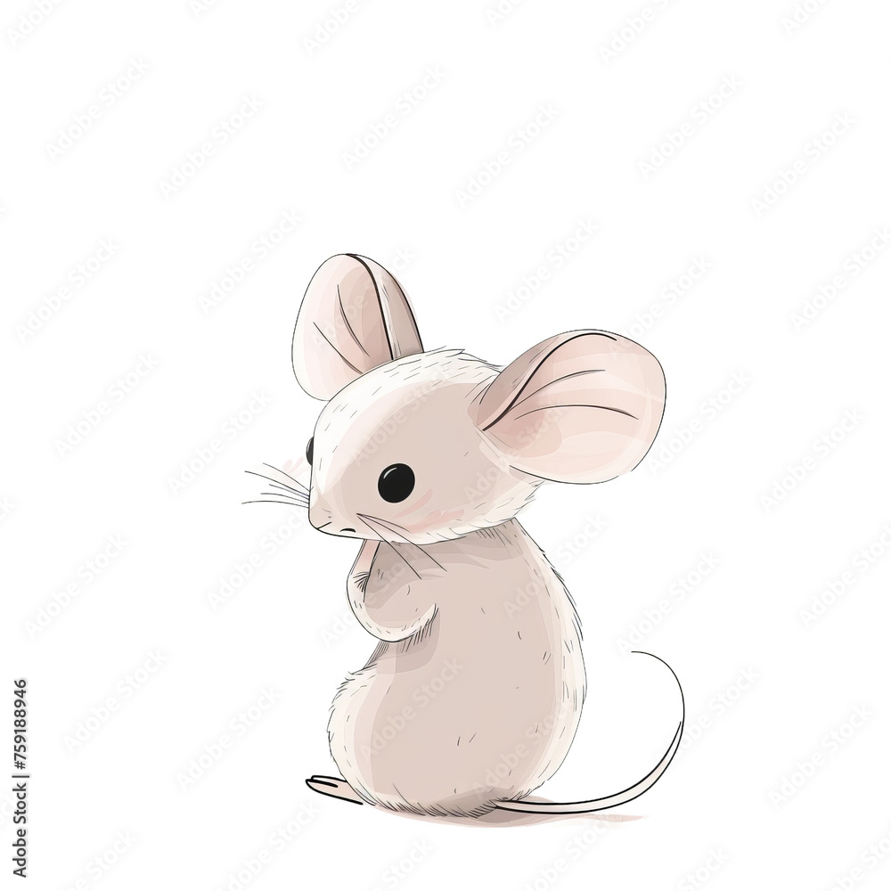 Obraz premium mouse and cheese
