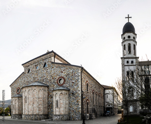 Macedonian Orthodox Church „Nativity of the Holy Mother of God“ or Church of the Nativity of the Blessed Virgin Mary  in Skopje. According to the legends, there was a medieval church.  Opened 2008. photo