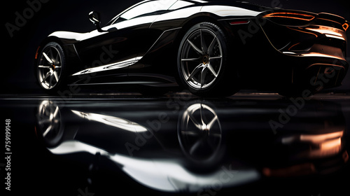 gleaming luxury sports car © Oleksandr