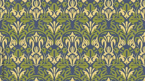 Exploring Wallpaper Patterns in Textile Design Collages: A Creative Integration 