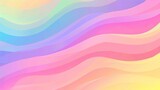 Gentle wavy lines in a soft sunset color palette. Abstract pattern of warm yellow, pink, and purple tones. Colorful calm sunset waves in a smooth abstract design.
