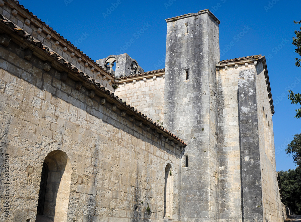 Silvacane Abbey, former Cistercian monastery in municipality of La Roque-d'Antheron, France