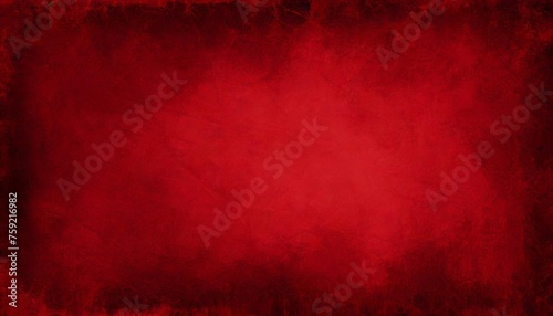 dark red christmas background with texture border grunge distressed light red center with dark red border old vintage grunge pattern red website banner or header