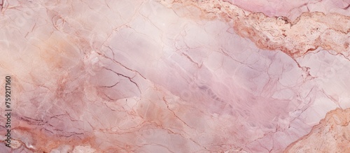 Pink beige marble texture background with natural stone trim.