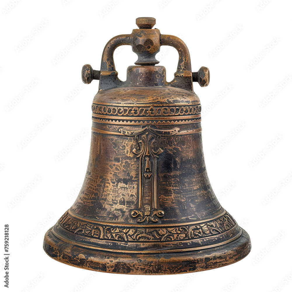 Ships Bell isolated on white or transparent background Ships Bell isolated on white or transparent background