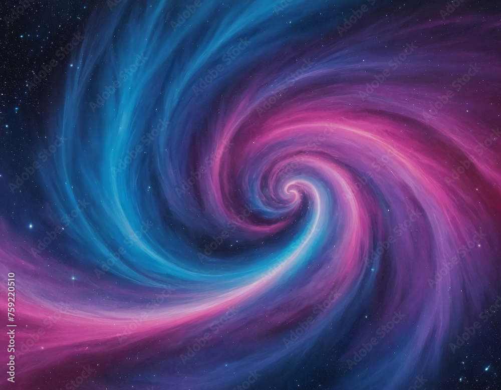 Obraz premium abstract spiral galaxy in space background