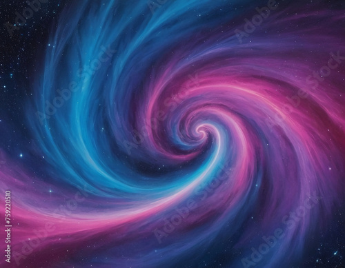 abstract spiral galaxy in space background