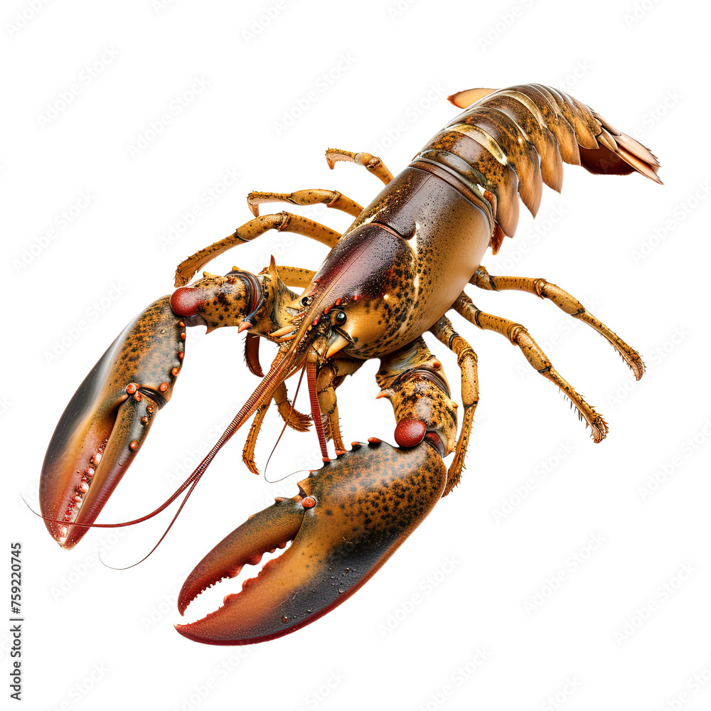 Lobster isolated on white or transparent background Lobster isolated on white or transparent background