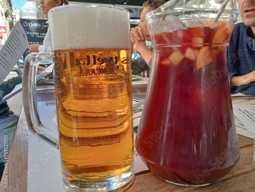 beer and snacks