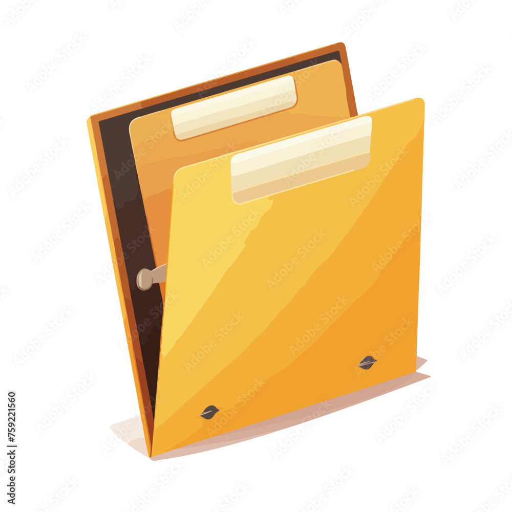 Folder document symbol vector illustration graphic