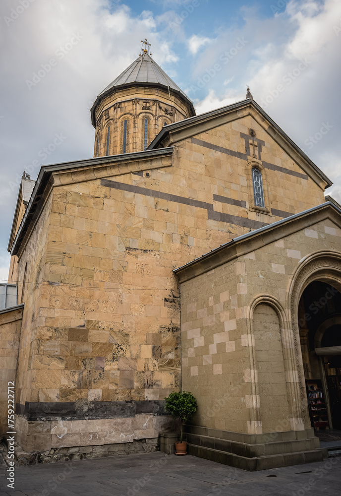 Obraz premium Georgian Orthodox Sioni Cathedral of the Dormition known as Tbilisi Sioni in Tbilisi city