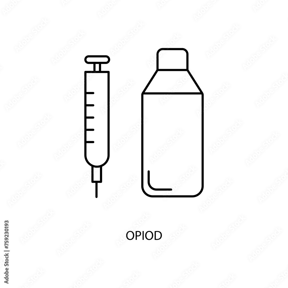 opiod concept line icon. Simple element illustration. opiod concept outline symbol design.
opiod concept line icon. Simple element illustration. opiod concept outline symbol design.